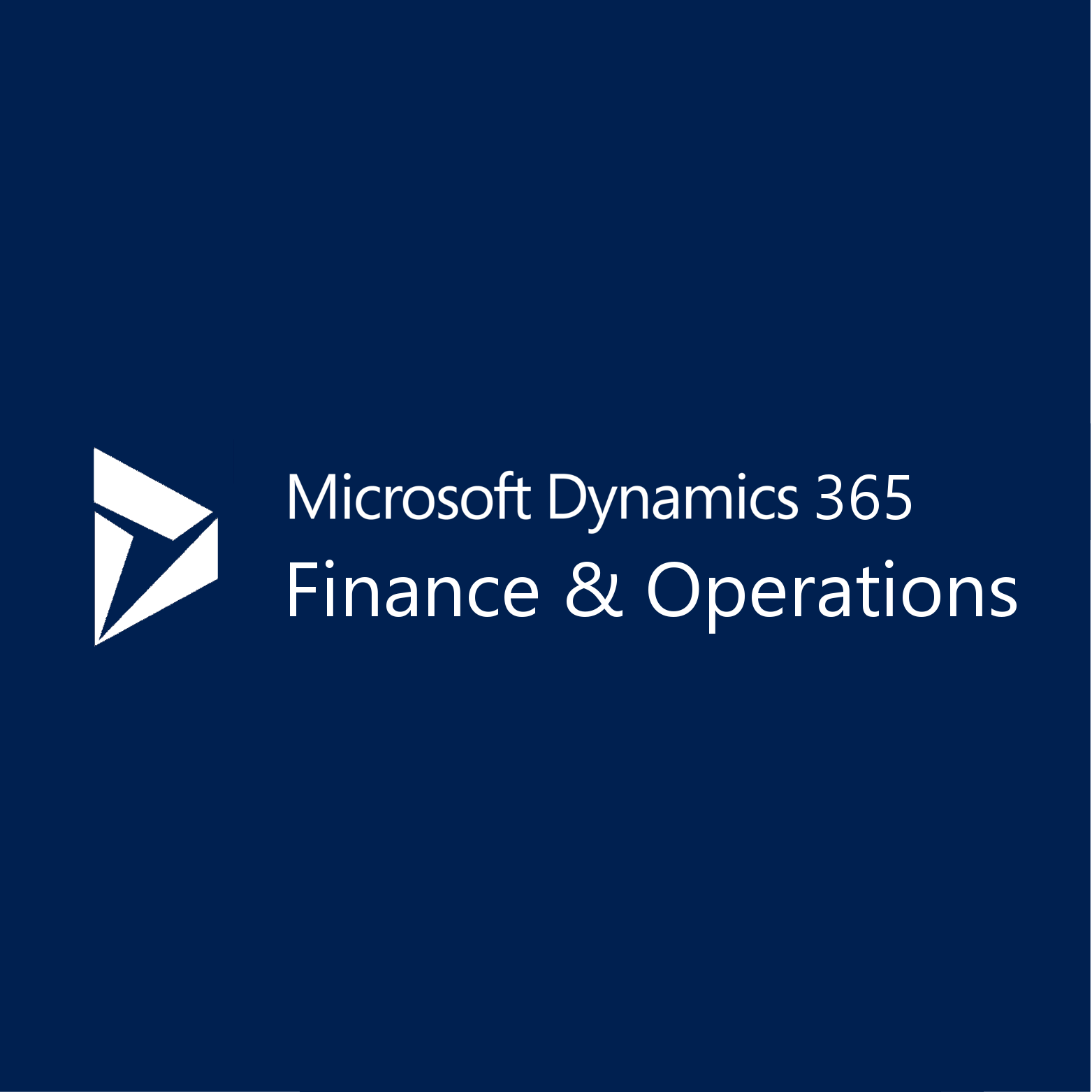 Microsoft Dynamics 365 Finance & Operations Logo