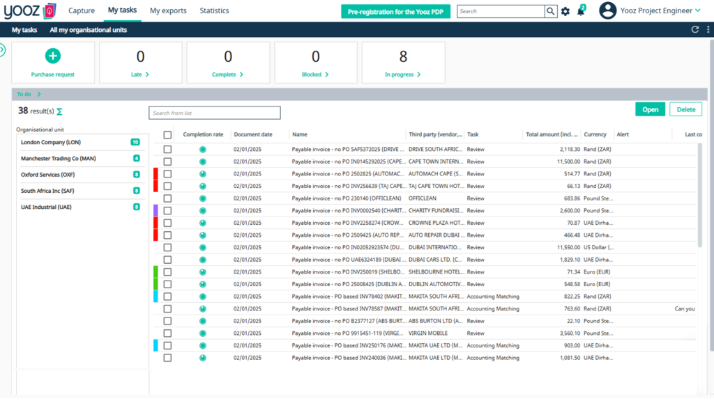 Yooz Screenshot Accessibility