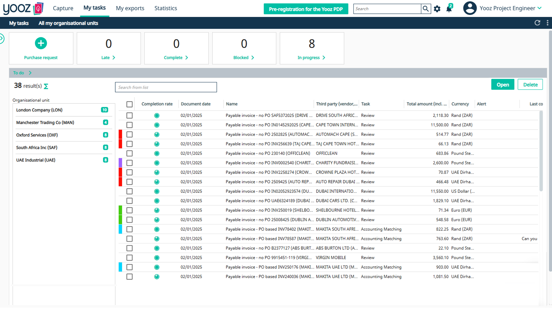 Yooz Screenshot Accessibility