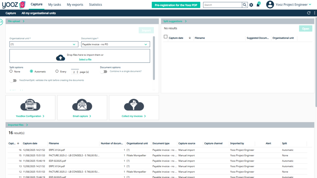Yooz Invoice Capture Software